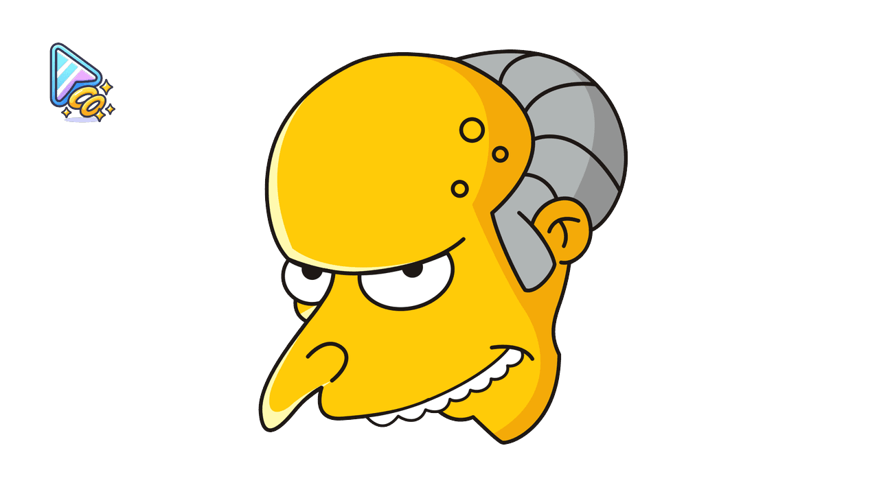 Mr. Burns Cursor Trail - Cartoons Collection custom cursor trail