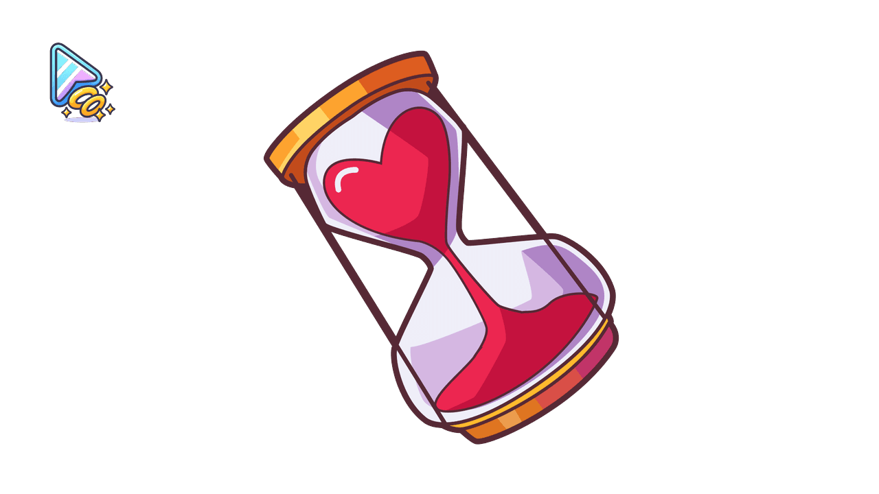 Love Clock Trail for Chrome custom cursor trail
