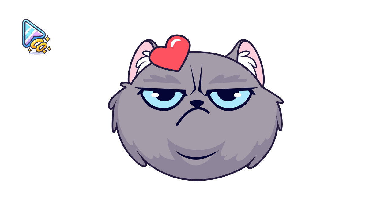 Valentine's Cat Cursor Trail for Chrome & Edge custom cursor trail