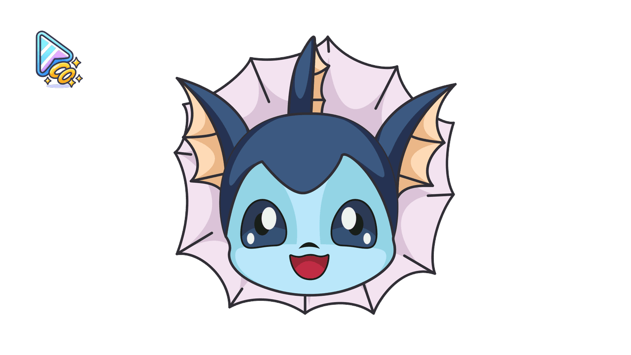 Vaporeon Custom Cursor Trail - Pokémon Theme for Chrome and  custom cursor trail