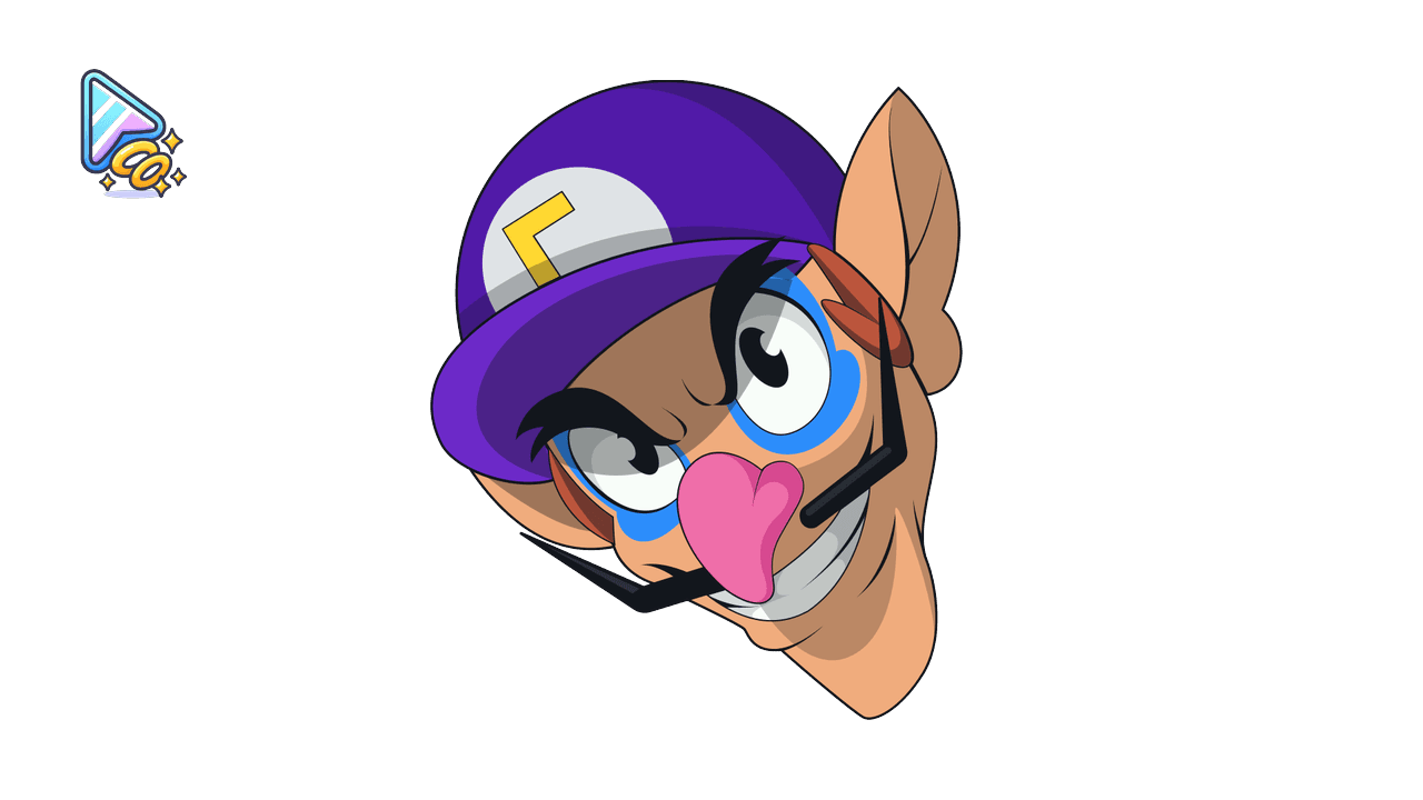 Waluigi Custom Cursor Trail for Chrome and Edge custom cursor trail