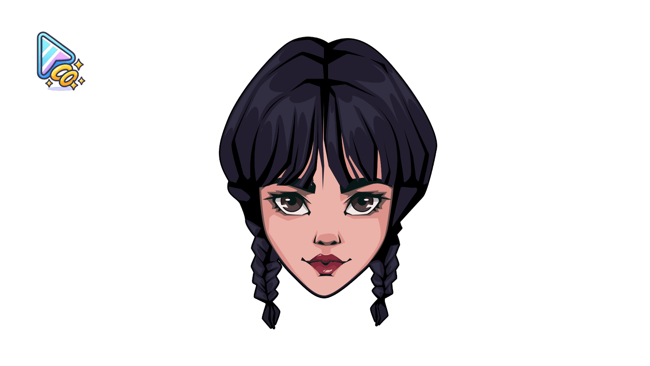 Wednesday Addams Cursor Trail custom cursor trail
