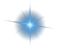 Blue Star Cursor Trail custom cursor trail