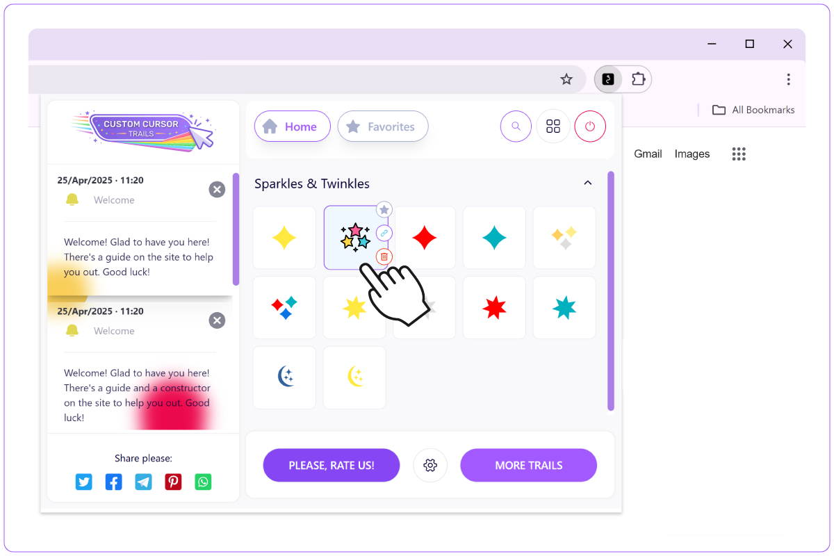 custom cursors